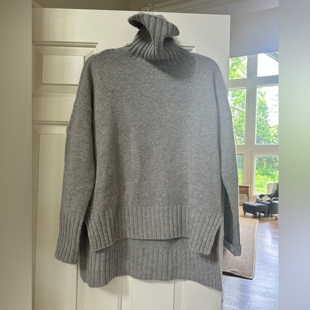 BCBGMaxAzria Gray Turtleneck Sweater